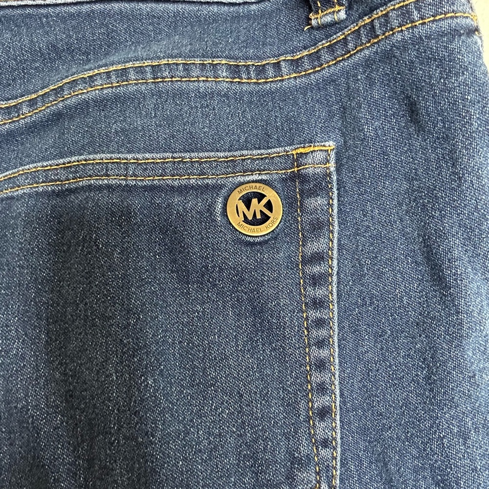 Michael Kors Jeans Mid Rise Straight Legged Size 12 - Picture 7 of 7